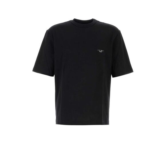1989 Studio Men Black Cotton T-Shirt